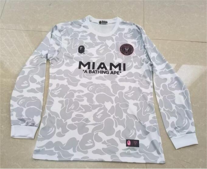 AAA Quality Inter Miami 23/24 Special White/Grey Long Jersey